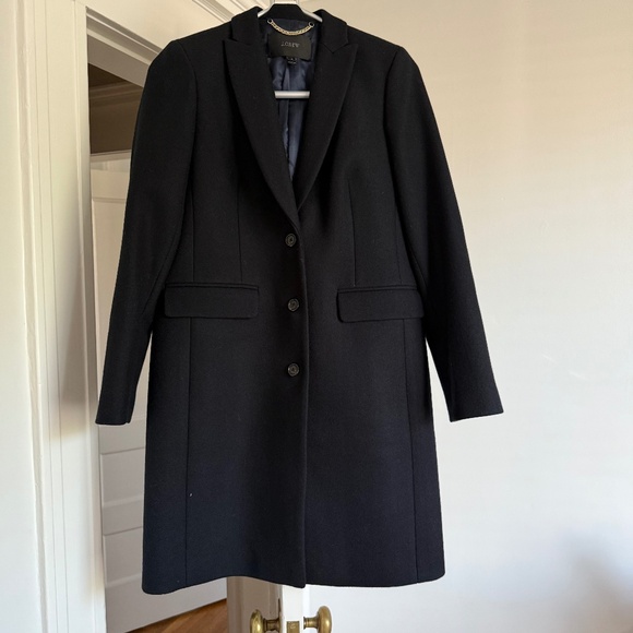 J Crew Double Breasted Coat - Picture 1 of 4